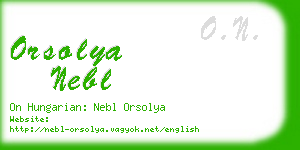 orsolya nebl business card